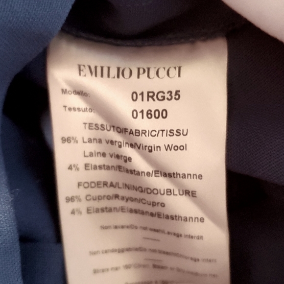 Emilio Pucci wool dress sz8 - Picture 6 of 7